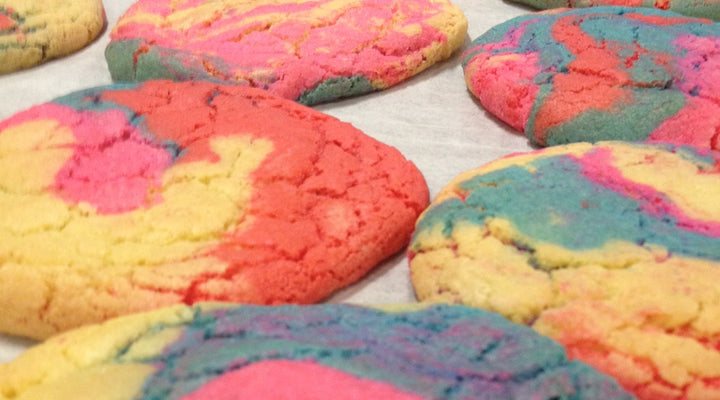 Tie Dye Sugar Cookies
