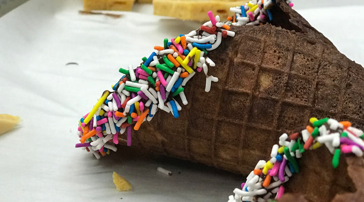 Gingerbread Waffle Cones